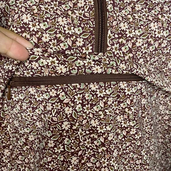 New, Members Mark, floral, quarter zip, Travel Pullover - Picture 3 of 10